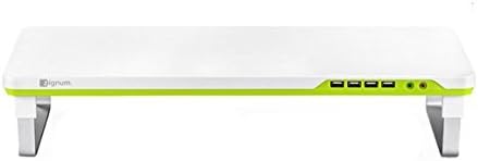 ZIGNUM M-DESK F1 4USB Hub 3.5Pi Front Audio Panel Monitor Stand