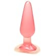 Doc Johnson Crystal Jellies Medium Pink Butt Plug