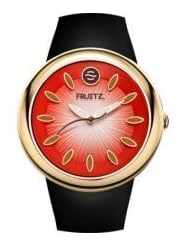 Fruitz F36G-CH-B Watch Classic Ladies - Faded Red Dial Stainless Steel Case Quartz Movement