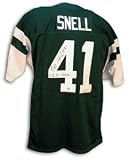 Matt Snell Signed New York Jets Throwback Green Jersey - SB III Champs