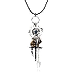 Buy Lucky Brand Multi Charm Necklace, 20+2 Extender by Lucky Brand