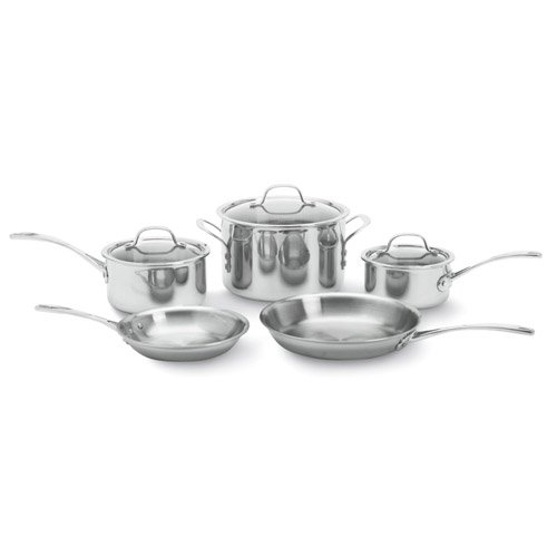 Calphalon Tri-Ply Stainless Steel Cookware Set - 8 piece product image