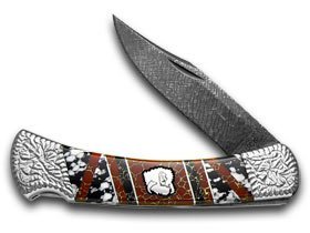 BUCK 110 Folding Hunter Yellowhorse Native S