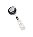 GBC Badgemates Retractable Badge Reels, Black, 25 Reels per Pack (3748022)