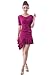 Colorfulworldstore ladies Latin salsa cha cha tango Ballroom Dance Dress-mesh sleeves+Slim Irregular unilateral