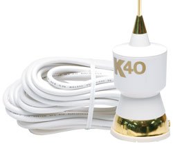K40 Trunk Lip Mount 58 S/steel Whip Cb Antenna