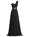 Get Bridesmaid Dress 1-2 Days From Fashion Plaza One-Shoulder Chiffon D0126