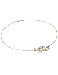 Duragold 14k Yellow Gold Princess Anklets, 10"
