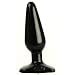 Doc Johnson Smooth Anal Plug, Medium, Black
