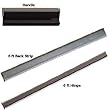 All Glass Aquarium Hinge 3/16" X 6Ft Smoke