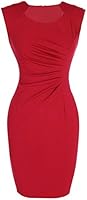 ANGVNS M-XXL Stylish Women Casual Sleeveless High Waist Knee-length Party Dress &iexcl;&shy;
