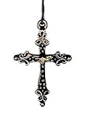 New Bronze Color Cross Pirate Captain Costume Necklace