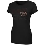 MLB Arizona Diamondbacks Women's Short Sleeve Crew Neck Tee (Black, Medium)