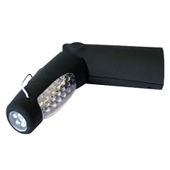 Kunzer PL-023 SCHWARZ Akku LED-Arbeitslampe mit 18 LEDs + 5 LEDs