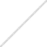 Sterling Silver 1.75mm Figaro Chain - 10 Inch