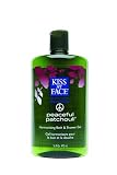 Kiss My Face Soothing Shower Gel with Patchouli & Olive Oil, 16 oz, 2 ct (Quantity of 3)