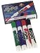 Dry Erase Markers - Set - Set of 4 - Broad Tip - Book