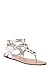 Charles Albert Women's Studded Gladiator Flat Sandal