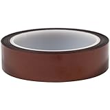 Kapton Polyimide Adhesive Tape, 3" Core, 1 mil Thick, 36 yd Length, 1/2" Width