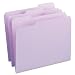 Smead 1/3-Cut File Folders, Heavy Duty Reinforced Tab, Letter Size, Lavender, 100 Per Box (12434)
