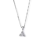 14k White Gold Diamond Pendant ( 1.00 ct.tw.)