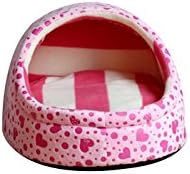 ScientistPet 4 Seasons Warm Cute Princess Dog Cat Bed House S Pink