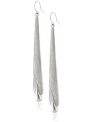 Yochi Linear Tear Drop Earrings