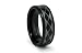 Black LE Tungsten Carbide Ring 8mm