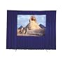 Dalite Fast-fold Velour Drapery Kits for Standard Frames Without Skirt Bar and Without Case 56 X 96 Inch - Dalite 87327