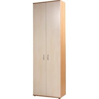 Aktenschrank Energy Büroschrank mit 6 Ebenen 70x215cm Holz Dekor wählbar, Dekor/Front:Buche