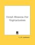 Occult Reasons For Vegetarianism