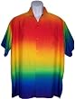 Men's Hawaiian Shirt-Rainbow