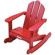 Child's Adirondack Rocking Chair in Red