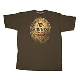 GUINNESS VINTAGE TREATMENT DISTRESSED LABEL Tee Licensed