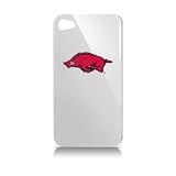 NCAA Arkansas Razorbacks Varsity Jacket Hardshell Case for Apple iPhone 4, White