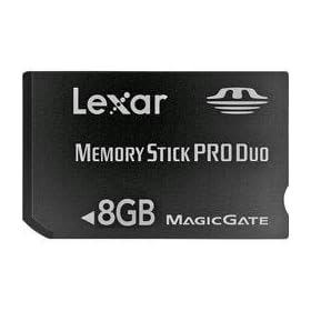 Lexar MSDP8GB-40-664 8GB Platinum II Memory Stick Pro Duo