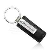 Chevrolet Camaro Black Leather Key Chain by Chevrolet