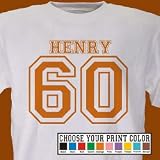 Thumbnail image for Sports Personalized 60th Birthday T-Shirt
