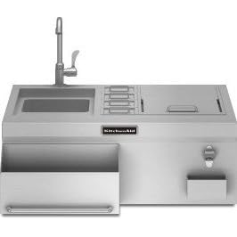 KitchenAid KBFU271TSS 30 Built-in Refreshment Center with Sink and Faucet, Ingredient... by 
