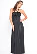 The Olian Cascading Halter Styled Maxi Dress