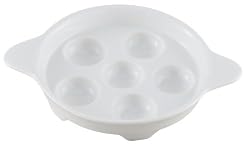 HIC Porcelain Footed Escargot Plate 6.5-inch