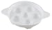 HIC Porcelain Footed Escargot Plate 6.5-inch