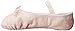 Bloch girls Bloch Girl's Bunnyhop Full Sole Leather Ballet Slipper/Shoe dance shoes, Pink, 6.5 Wide Little Kid US