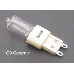 12 pcs G9 120v 25w Crispy Halogen Light Bulbs with ceramic base by CBconcept DeSign