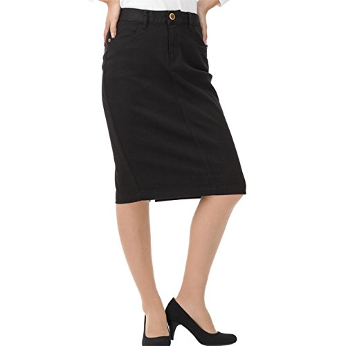 Ｎavy（ネイビー） 魔法の美脚カラータイトスカートBK 352-1930-76-2 レディース