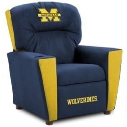 Michigan Wolverines Kids/Child Team Logo Recliner Lounge Chair