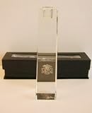 Oleg Cassini 8 inches Kelly Crystal Candlestick Pillar