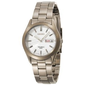 Seiko #SGG705 Men's Titanium Casual Dress Watch