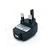Electronics : WindsorTech - USB charger adapter 1000mA UK 3 pin plug ideal for the following: MP3 player, iPod, mobile phone, PDA, digital camera