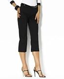 Lauren Ralph Lauren - Lauren Jeans Co. Classic Midcalf Tanya Jeans, Black Wash